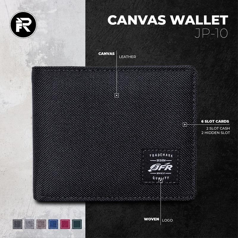 JFR Fashion Dompet Pria Bahan Kulit Canvas JP10 1