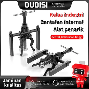 OUDISI  Treker Cabut Bearing Puller Pilot Inner Ukuran 16-38mm Gear Extractor 3 Kaki Jaw Mesin Motor