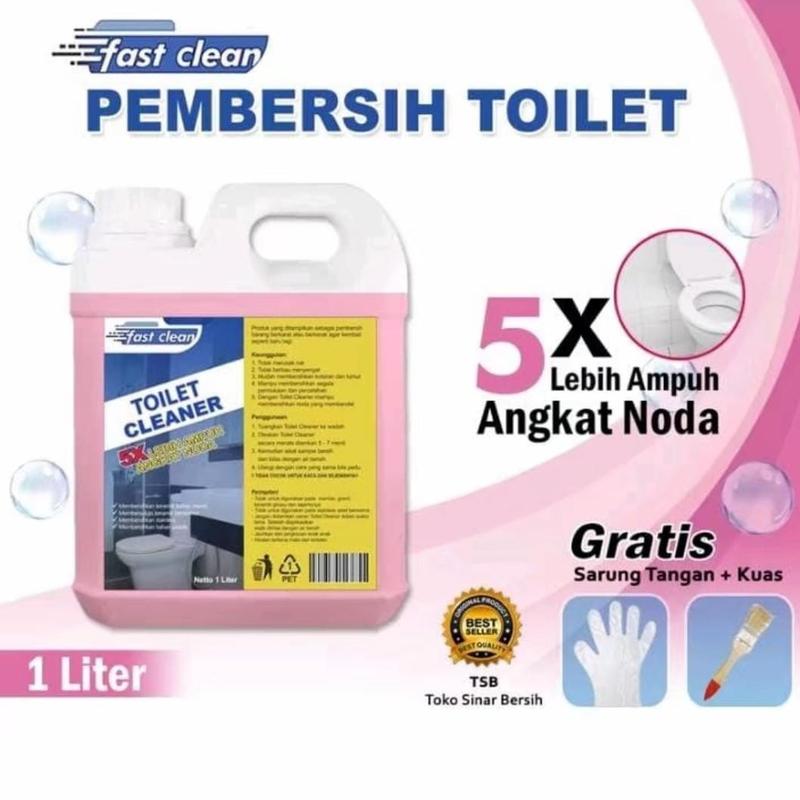 Fastclean Cairan Pemberish Toilet Serbaguna Dengan 5 Kali lebih Efektif Lantai Cleaner Pembersih Sarung 0