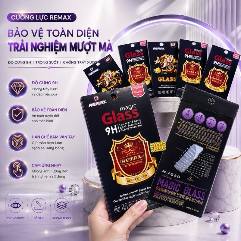 Kính Cường Lực Remax iPhone 17 Pro Max Đến XR Trong Suốt Không Viền Đen Full…