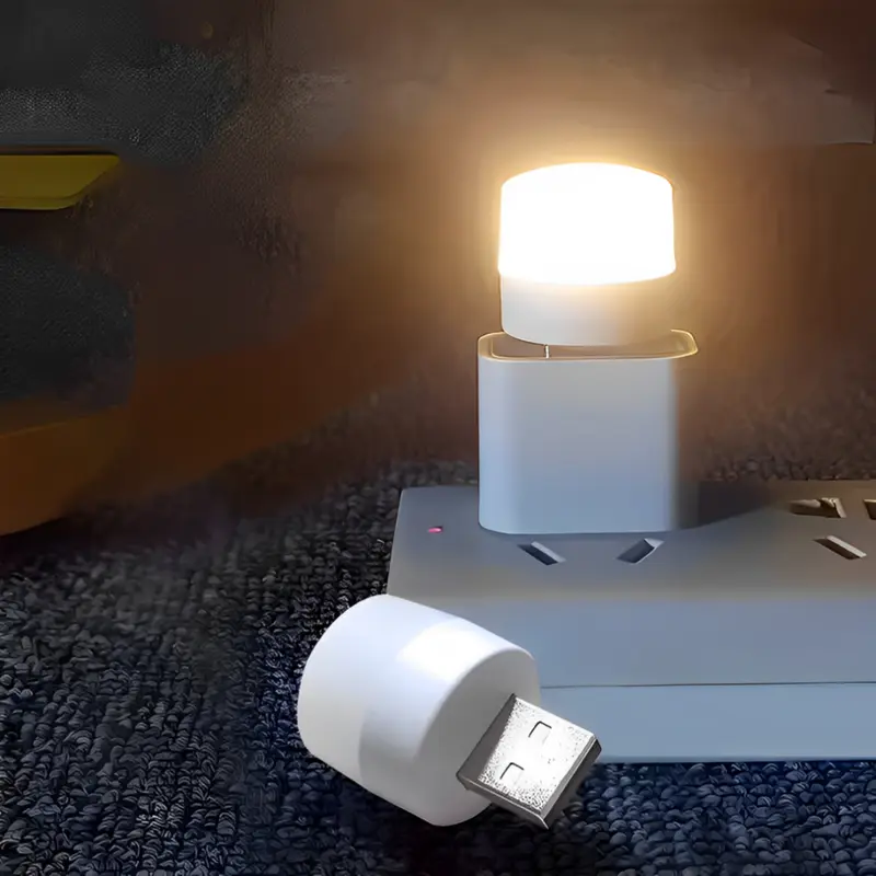 6-Jual Camping Lamps LAMPU LED USB MINI  Bulb Portable Belajar Baca Night  Kamar Malam Bulat MINI  USB light 6