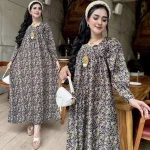 LONGDRESS FUJI TULIP LD 120CM DASTER FUJI JUMBO WANITA DEWASA PANJANG BUSUI BUMIL