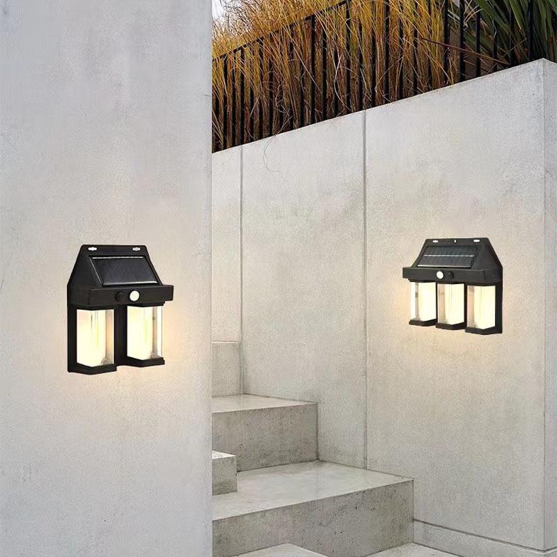 Đèn Sân Trong Ngoài Trời, Chạy Bằng Năng Lượng Mặt Trời, Ánh Sáng Tự Động, Cảm Biến Cơ Thể Người Thích Hợp Cho Đèn Tường Vườn Biệt Thự 1