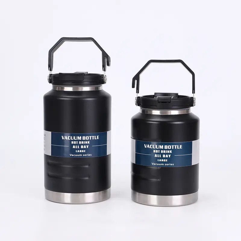 Bình nước thể thao cầm tay dung tích lớn mới 304 bằng thép không gỉ giữ nhiệt nhiều giờ 1