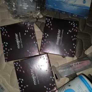 [COD&NO RING] Magister Softlens Mata Minus (0.00 s/d -8.00) Softlens Grey Diameter 14.00mm Lensa Kontak Soflens Murah Lensa Warna 1 pasang Wajah Contact Lens 6 bulan