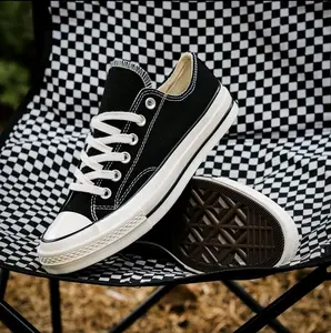 Sepatu Sekolah Hitam Putih Chuck AllStars Classic Low High Premium Pria & Wanita Sneakers Casual Shoes Unisex Size 36-43