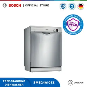 Bosch SMS24AI01Z Free-Standing Dishwasher / Mesin Pencuci Piring 60cm Seri 2