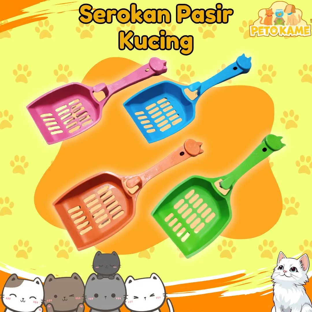 Serokan Pasir Kucing Anjing Hewan | Scoop Sekop Kotoran Pup