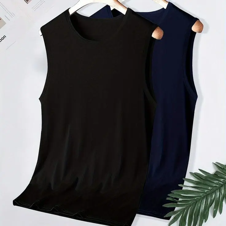 PAKET 2  SINGLET YUKENSI KATUN COWOK HITAM   Oblong Distro  Putih atletis singlet mix regular xl wings abu santai  Boxer Pria laki daleman dewasa spender Kaos