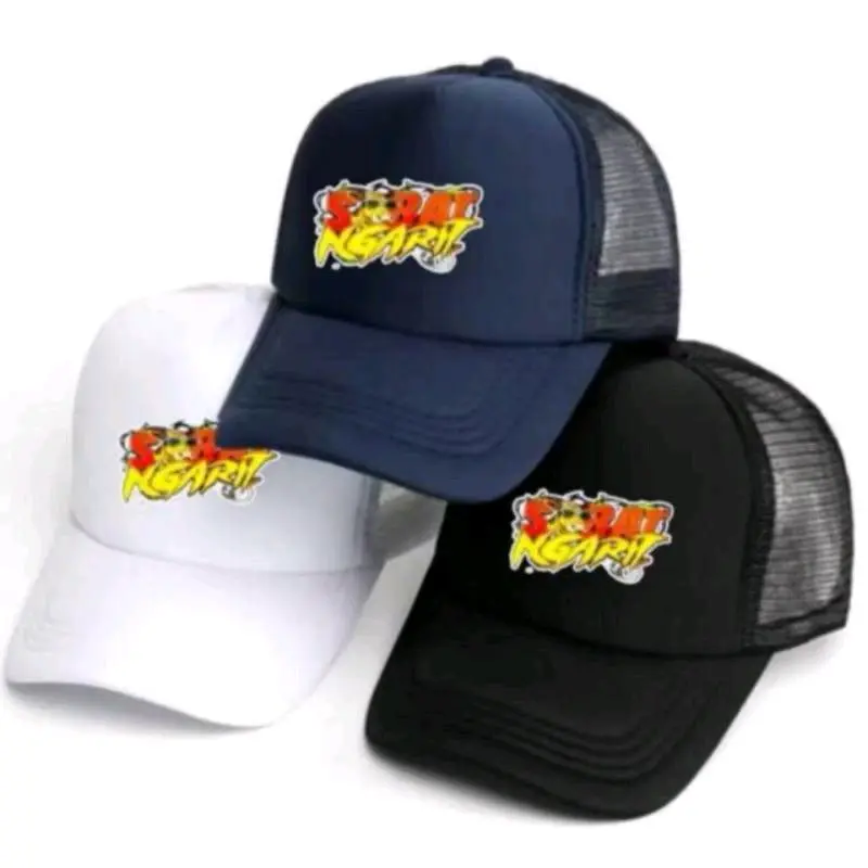 0001 - TOPI TRUCKER SOBAT NGARIT DTF ORANGE KUNING 0