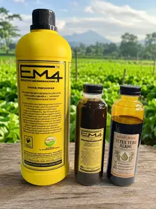 EM4 Pertanian 250ml  + Molase 250ml Repack Aktivator Kompos Pupuk Organik em4 untuk pertanian