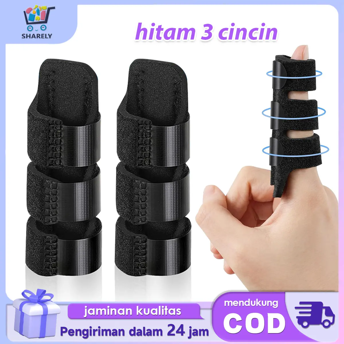 Finger Splint Deker Jari Tangan Korektor Jari Finger Mallet Pelindung Untuk Cidera Jari Terapi Patah Tulang Trigger Finger