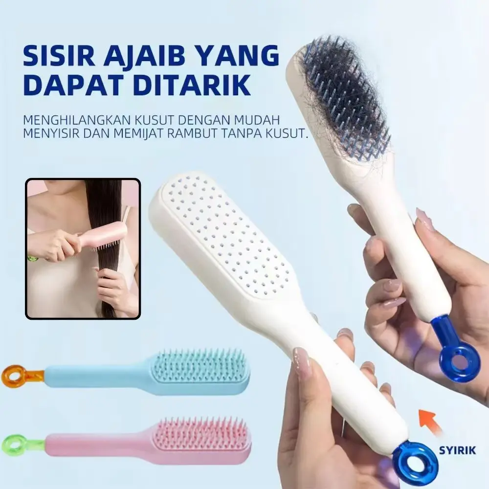 Sisir Rambut Anti Kusut Magic Comb Sisir Praktis Anti Rontok Sisir Tarik Lembut