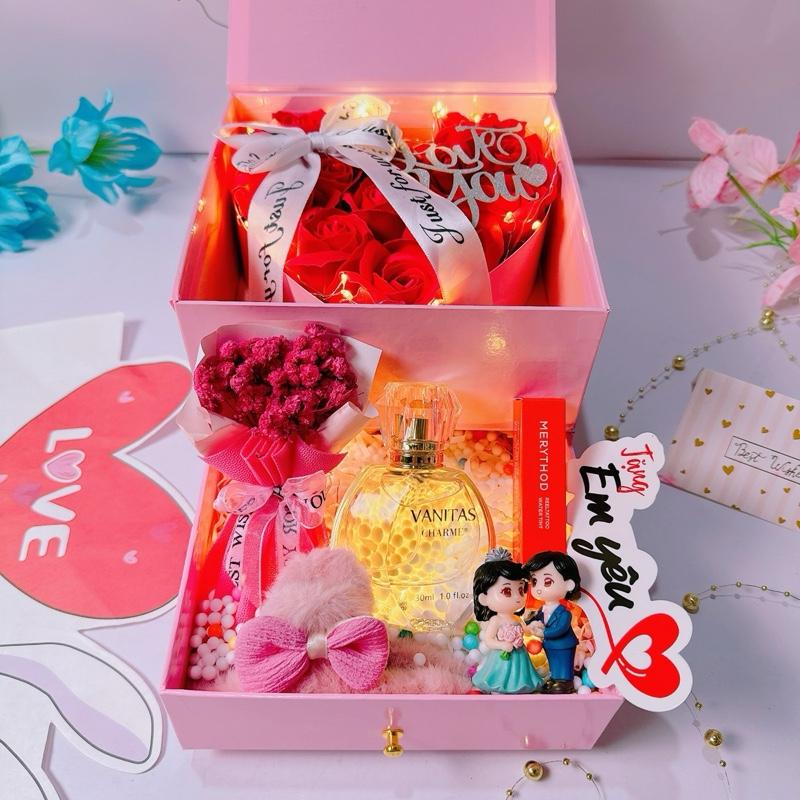 [Ảnh thật] SET QUÀ TẶNG SINH NHẬT - Set quà tặng nước hoa Charme và son Hàn Quốc.D12 4