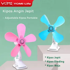 Kipas Angin Jepit 3-in-1 Multifungsi Meja/Jepit/Dingding + Hemat Listrik & Harga Murah! Gratis Ongkir