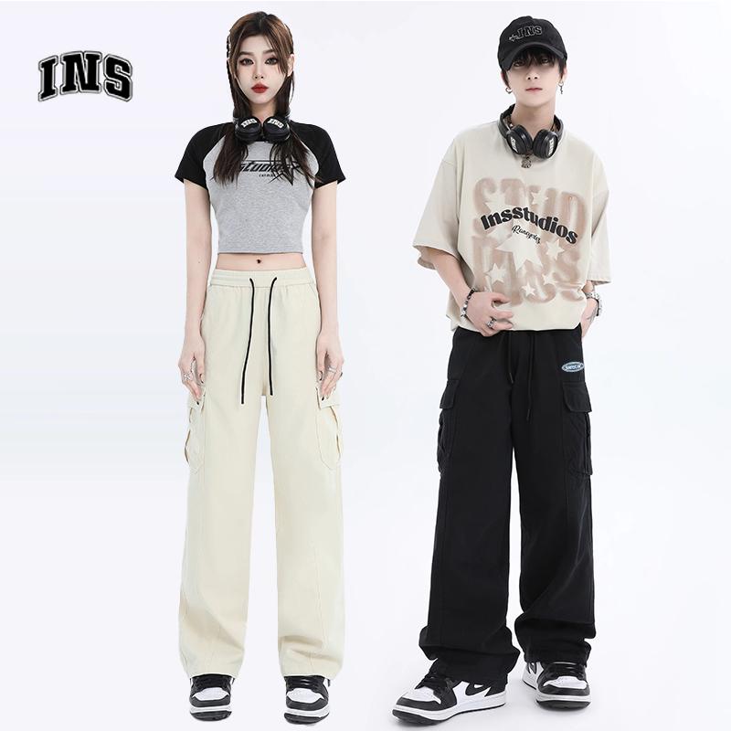 Product Introduction of Celana cargo panjang pria celana panjang cargo pria celana joger pria jumbo baju cowok keren celana pinggang karet celana kantong Loose pants Celana olahraga hitam oversize Kerja Straight Jogger Fit 14