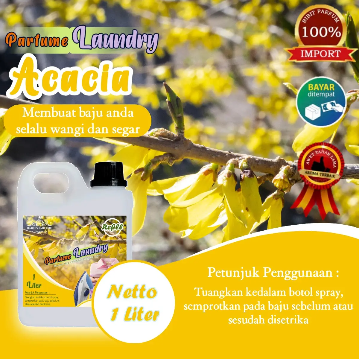 PARFUM LAUNDRY ACACIA (1liter)