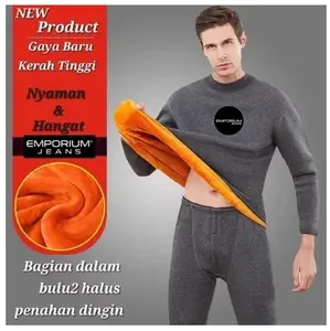 Long John Pria Musim Dingin / long jon / longjhon / longjon / pakaian musim dingin turtleneck