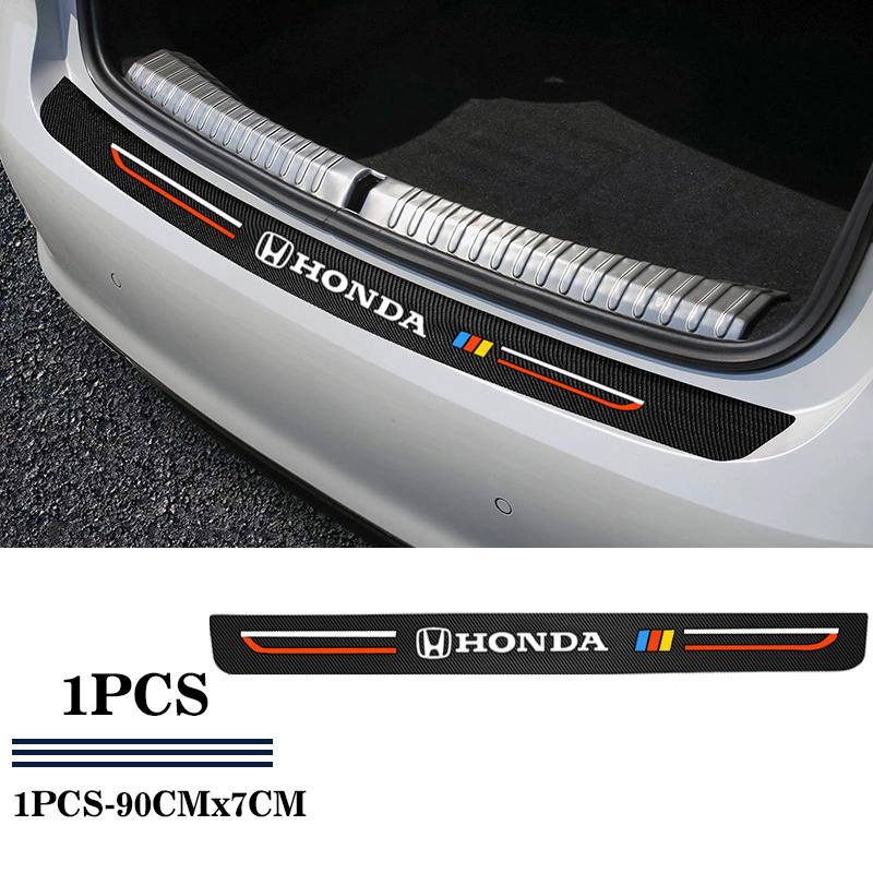 Product Introduction of Thích Hợp Cho Honda City Accord CR-V Jazz Fit Odyssey Brio Bezal Wr-V, Bàn Đạp Cửa, Dải Bệ Cửa, Miếng Dán Trang Trí Xe Hơi Bằng Da Họa Tiết Sợi Carbon Nhãn Dán 13
