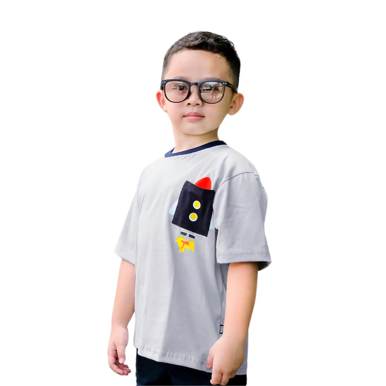 Kaos Anak Oversize Rocket Pop by Kidsmate Fashion
