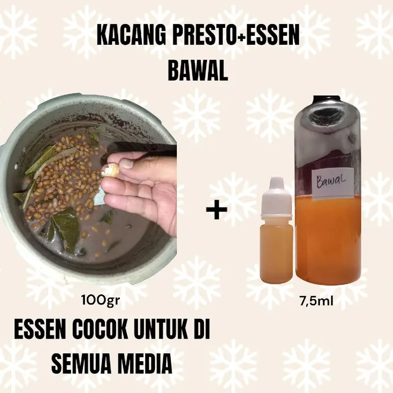Umpan bawal kacang presto + essen bawal 0