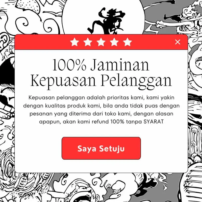 T-Shirt One Piece - Raid On Onigashima - Kaos Distro 100% Katun - Kain Combed 24s - Unisex Pria Wanita Dewasa - Tebal Nyaman Printing Anime & Japan Style - Baju Atasan Cowok / Cewek Sablon Keren Jepang Streetwear Digital - TM0115 5