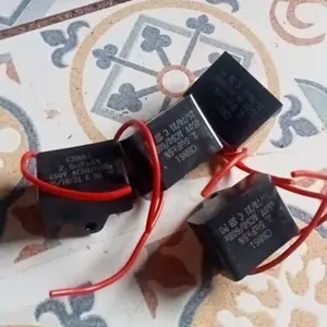 1PCS Kapasitor Capasitor KOTAK Kipas Angin POMPA AIR CBB61 3UF 2.5UF 2UF 1.8UF 1.5UF 1.2UF 1UF 450VAC Listrik,Wadah
