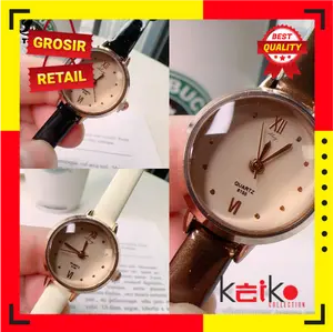 ALOY ANKL012 - Jam Tangan Wanita Jam Tangan Kuarsa Dial Kecil Sabuk Mewah Ringan Tahan Air/Murah Quartz Watches