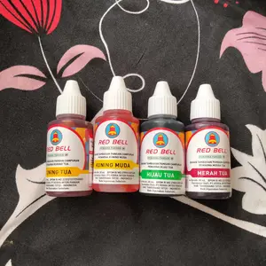 PEWARNA MAKANAN RED BELL 30ML - REDBELL PEWARNA MAKANAN CAIR MINUMAN - FOOD COLORING