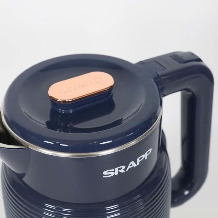 Ấm Siêu Tốc SRAPP Inox 2 Lớp Bọc Nhựa Chống Bỏng 2.5L 4