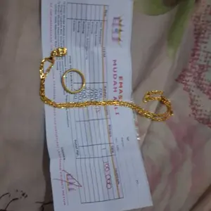 TERLARIS kalung wanita mas muda free cincin serta surat toko