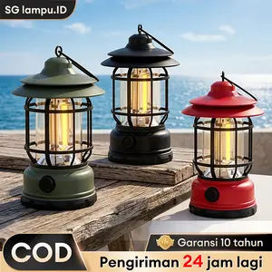 Lampu gantung LED ringan dan nyaman untuk menampung lampu darurat lampu berkemah lampu luar ruangan multifungsi, cocok untuk berbagai kegiatan, cocok untuk memancing, pantai, pasar malam, pencahayaan darurat, berkemah, berbagai warna opsional