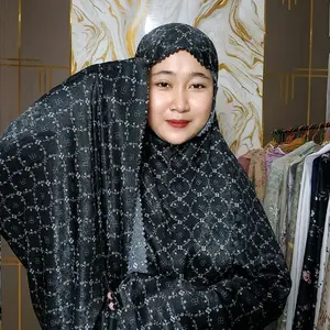 MUKENA SANTORINI SILKy DEWASA 2in1 lasercut