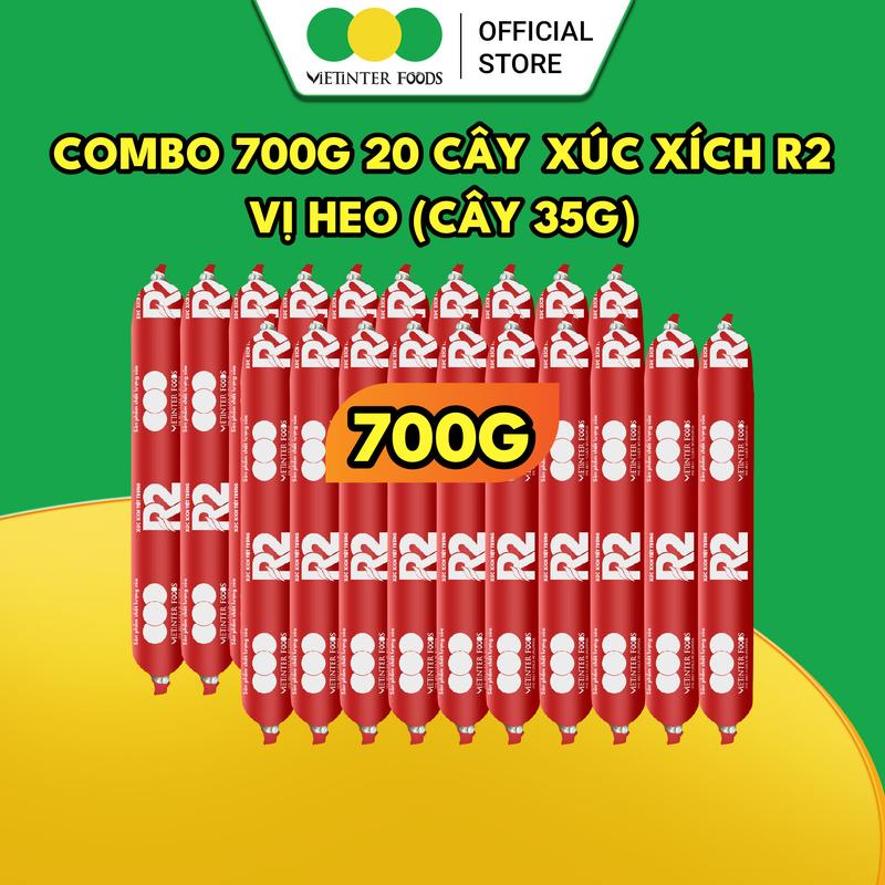 Combo 20 Cây Xúc Xích Dinh Dưỡng R2 Vietinter Foods