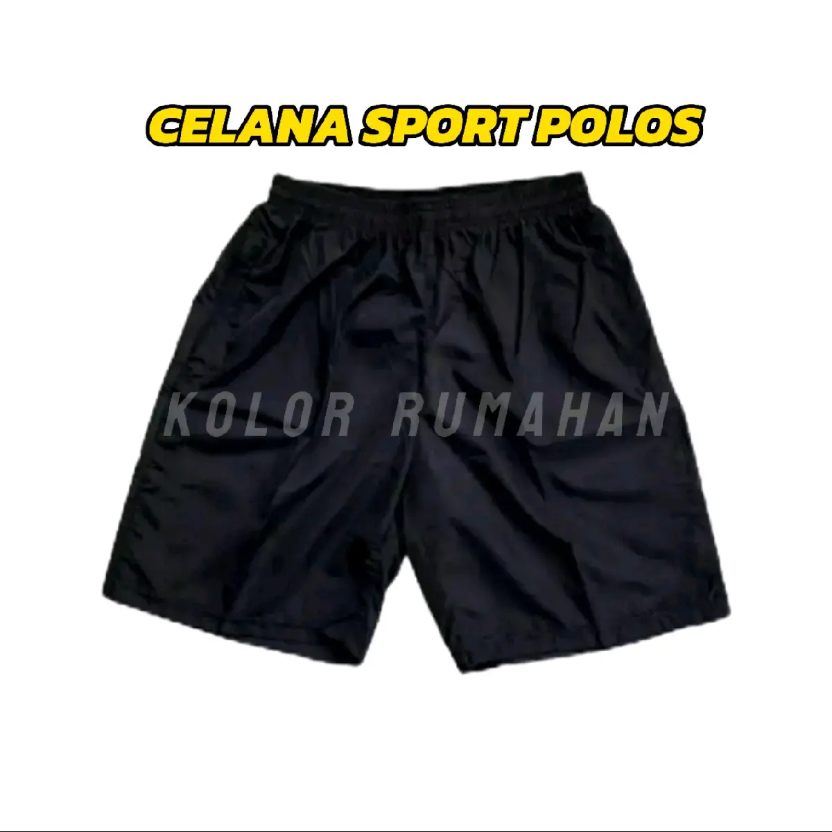 BOXER POLOS ADA SAKUNYA,PAKET 30 RIBU 3 PCS, SANTAI POLOS HITAM unisex Sport Pria/Wanita. Olahraga Pendek Celana