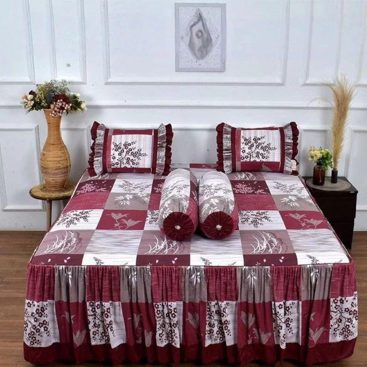 ( PROMO MURAH )Sprei Seprei Sprai Sepray Rumbai Ukuran 180x200 160x200 120x200 Motif Terbaru sudah ada sarung bantal guling Bahan Katun halus berkualitas