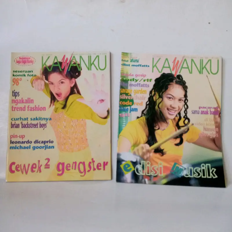 Majalah kawanku edisi tahun 1998 dan 1999 cabutan berbagai judul 5