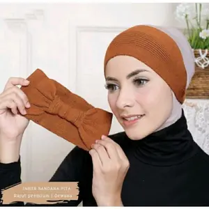 Aderayabi'store - Ciput Rajut Inner Jilbab Bandana/ Bando Pita Anti Pusing Untuk Dewasa dan Anak Dalaman Kerudung Instan Pilih Warna Aderayabi'store - Ciput Rajut Inner Jilbab Bandana/ Bando Pita Anti Pusing Untuk Dewasa dan Anak Dalaman Kerudung Instan Pilih Warna