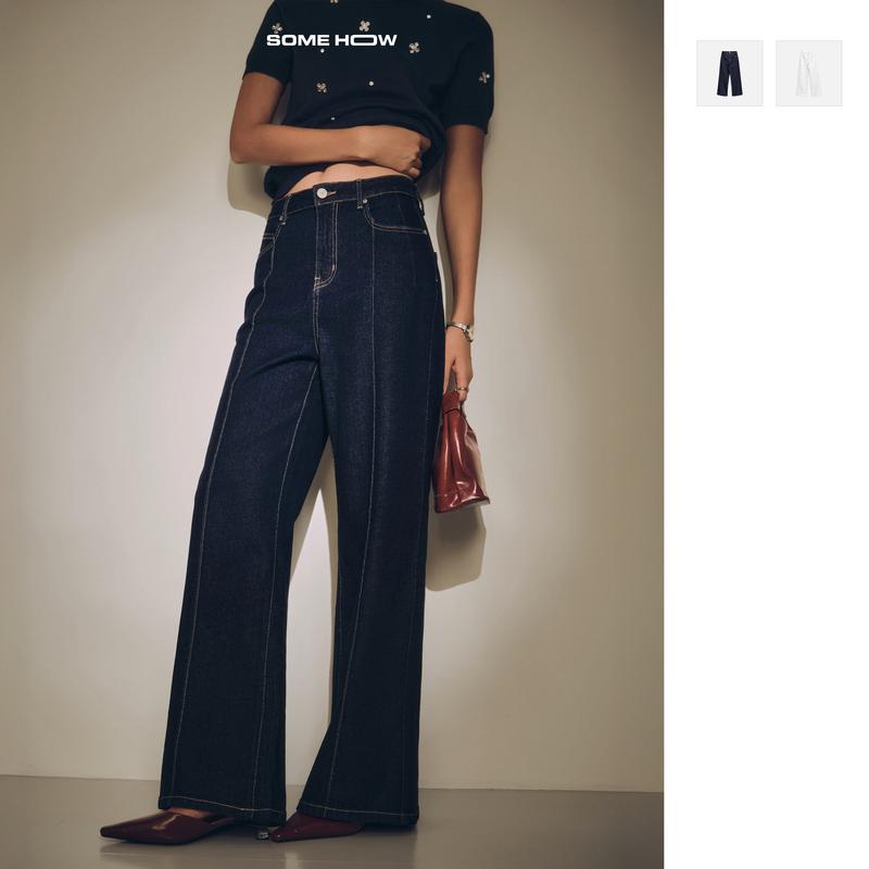   Giá Live Độc Quyền  Quần Jean Straight Mainline  Chất Vải Denim Thoải Mái WQJ025 SOMEHOW 
