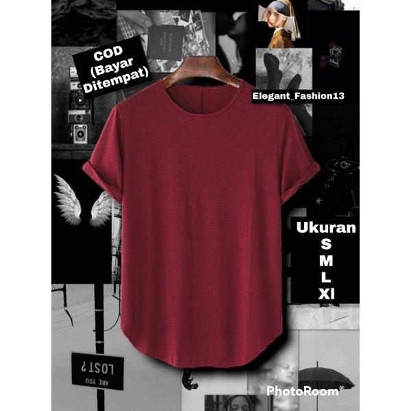 Kaos Semi Oval Lengan Pendek / Kaos Lengan Pendek / Kaos Longline / Baju / Kaos Distro Original / Kaos Premium kombad 3