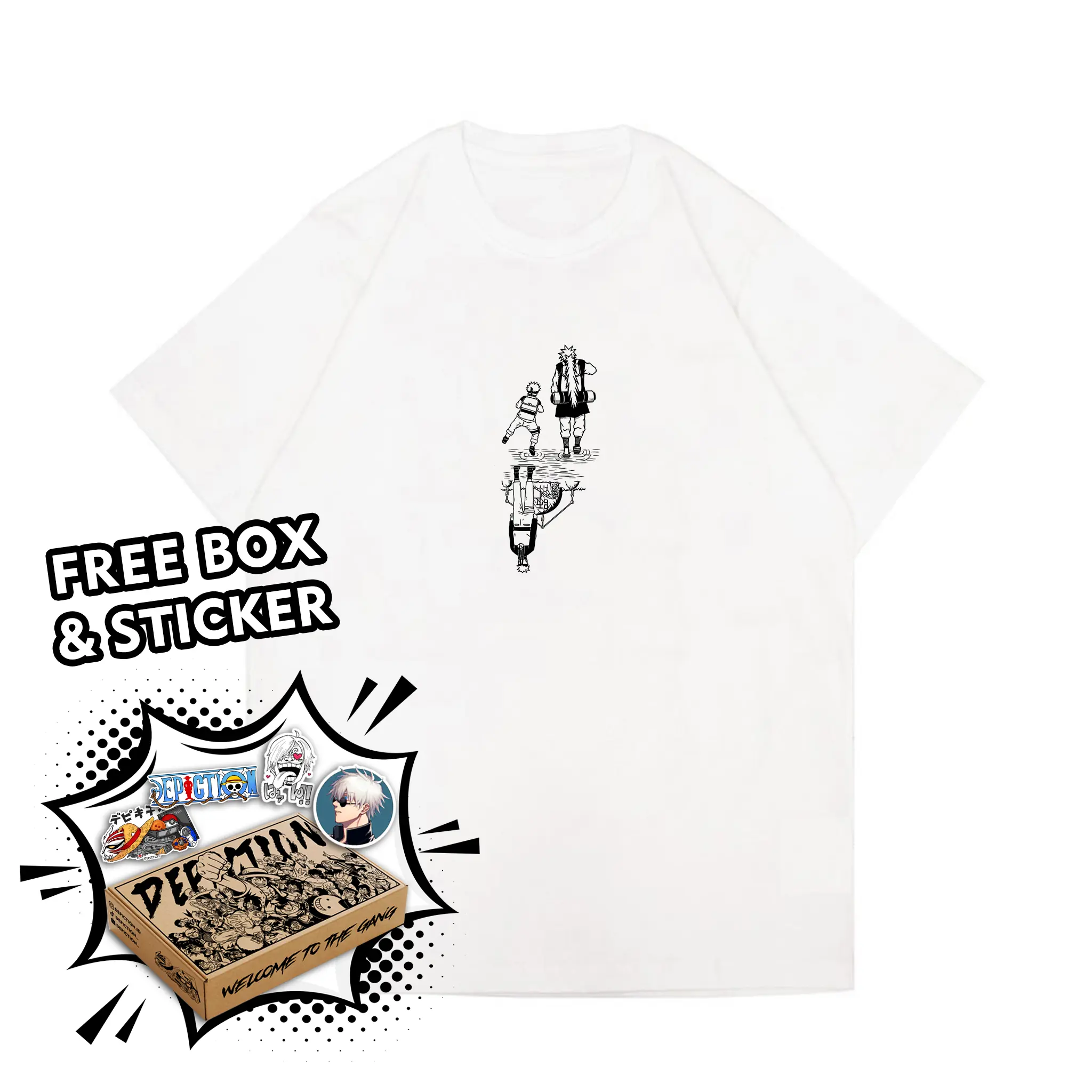 T-SHIRT KAOS ANIME NARUTO- JIRAIYA SENSEI
