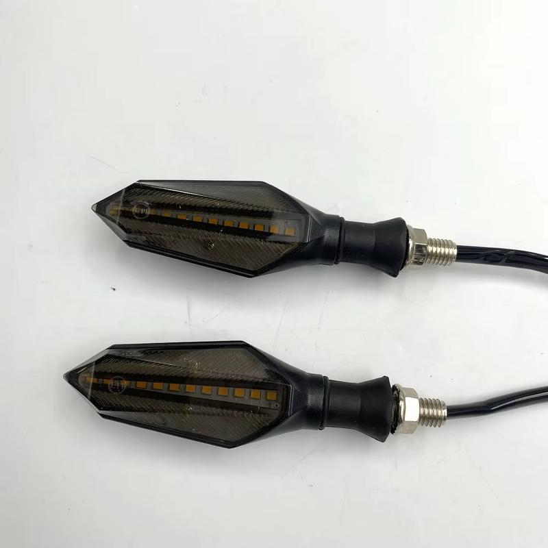 Product Introduction of Suitable for Scooter Motorcycle Modification 17 LED Turn Signal Two Sides Water Flow Indicator Light Daytime Running LAMP 7