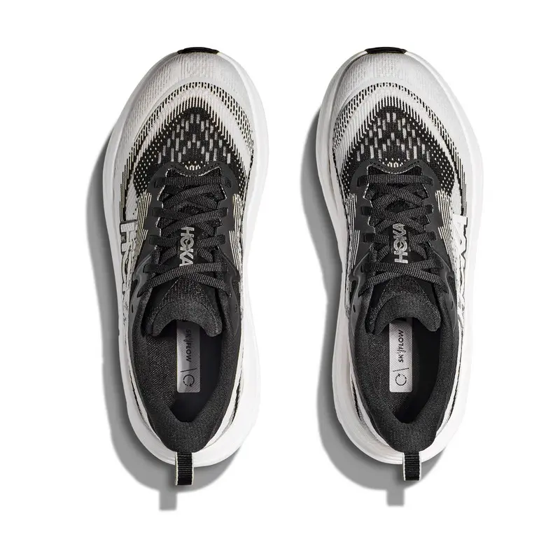 Sepatu Running Sport Shoes Hoka SkyFlow Hitam Putih Outdoor 5