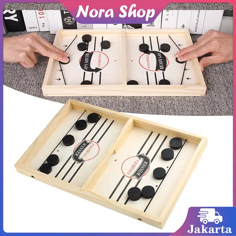 Board Game Sling Puck Mainan Sling Puck Game Board Fast Slingpuck Bouncing Board Game 0
