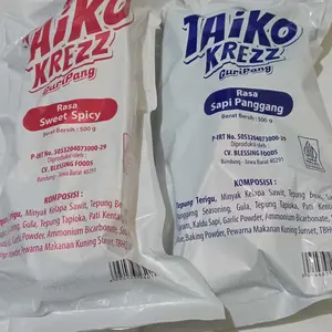 (HALAL) taiko krezz RASA BARU/Camilan ikan cumi kembang/Camilan murah/ Hadiah makanan/Camilan higienis/snack box/mukbang snack/snack 500g/snack 1kg/cemilan/cemilan enak simple/snack box kekinian/asmrmukbang/Cemilan Murah Halal/Cemilan