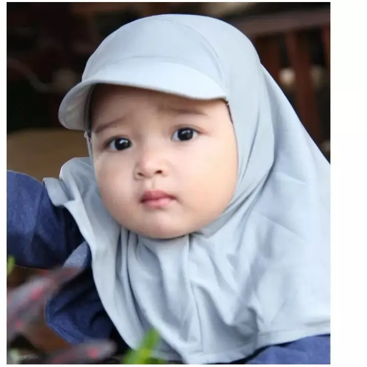 jilbab anak bayi perempuan instan lucu JILTOP allsize 0-2 tahun hijab anak bayi perempuan instan Nyaman Muslim