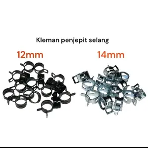 KLEMAN PENJEPIT SELANG 12MM/14MM Universal untuk Selang Pipa dan Selang Mobil