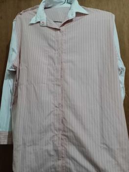 Product Review of Queensa - Kemeja Azalea Wanita Salur Katun Rayon Polos + Pita | Blouse Lengan Panjang Stylish & Nyaman | Outfit Hijab Casual Terbaru from I**i 0