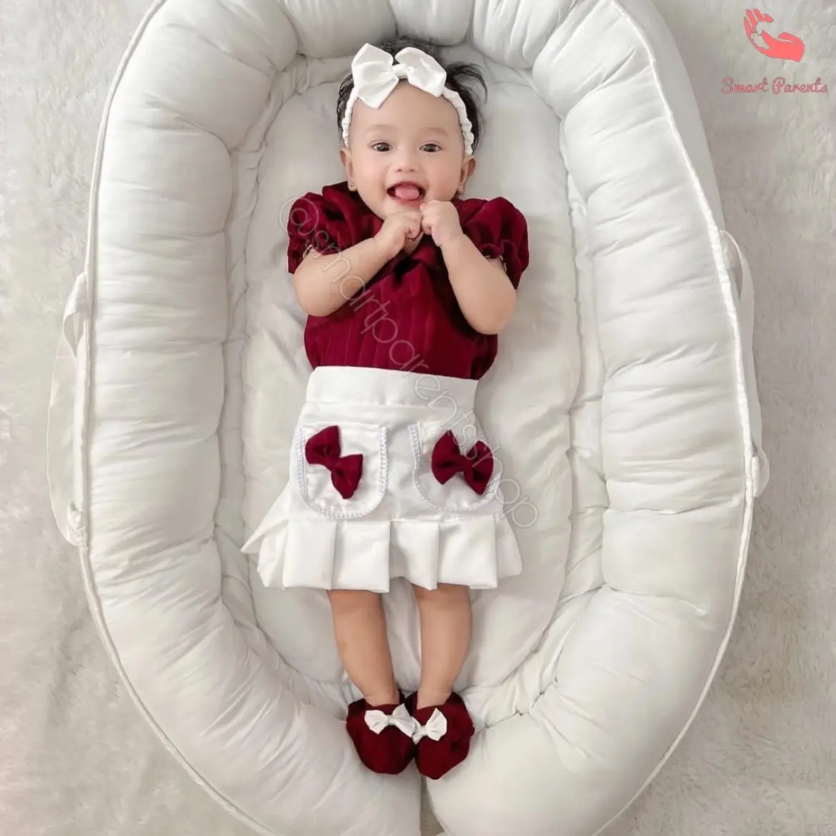 Setelan Baju Rok Bayi Perempuan Usia 0 12 Bulan Lucu Pakaian Fashion Baby Girl Korean Style Pergi Jalan Mall Kado Lahiran Bahan Katun MISEL SET
