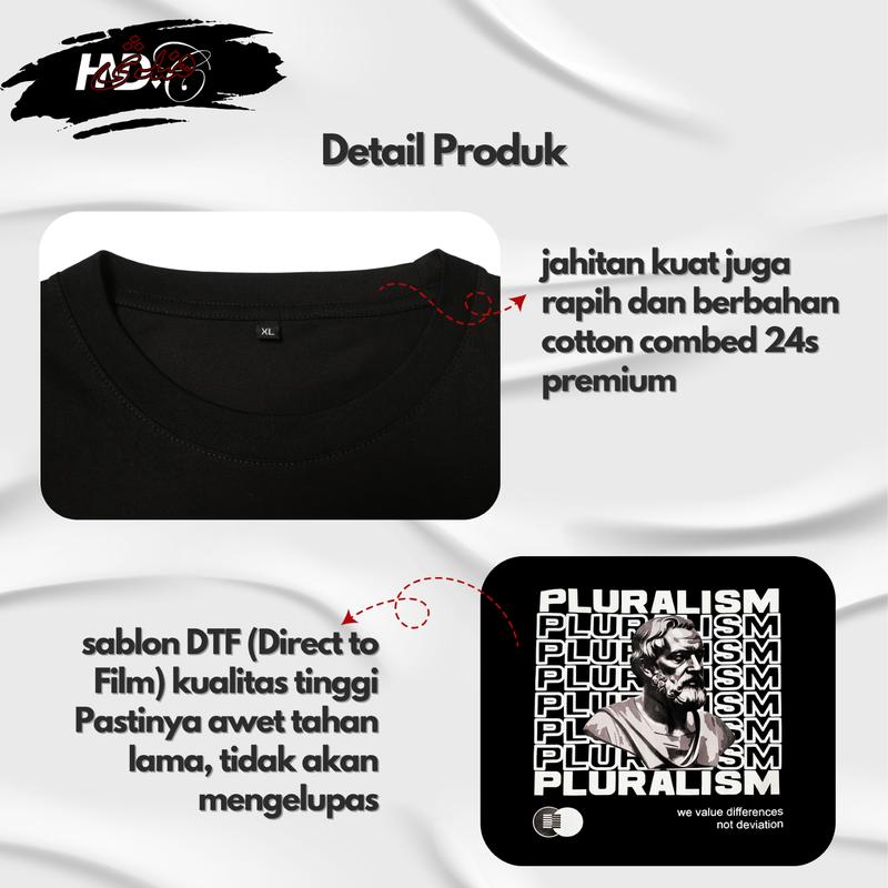 (Gratis Stiker) T-shirt Distro Kata-kata 100% Suksesku adalah 1% Skill 99% Doa Ibu Cotton Combed 24s baju keren 6